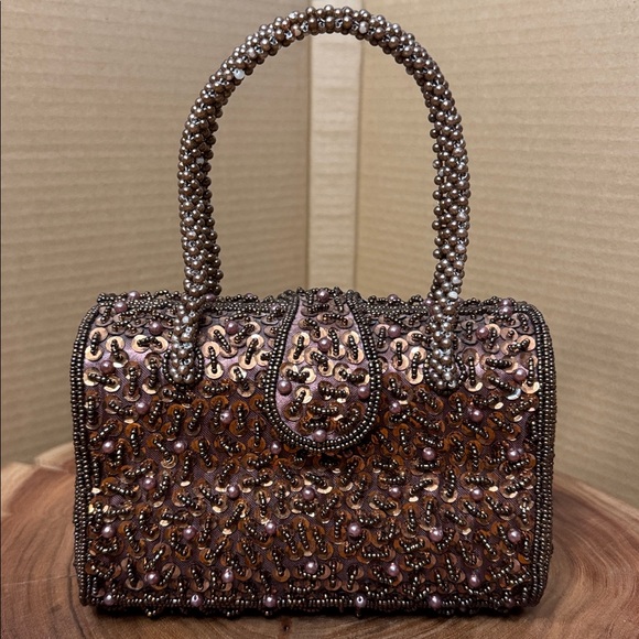BEADED EVENING BAG - Picture 1 of 12